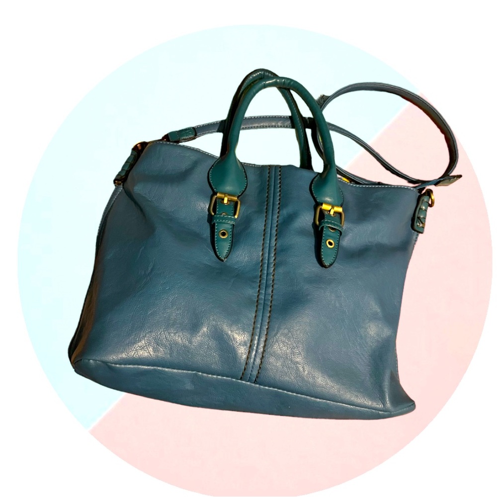 David Vintage Blue purse